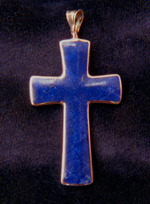 Mokume and Lapis Cross, reverse