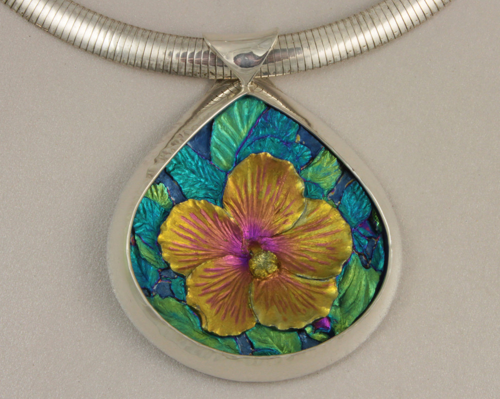 Hibiscus Pendant