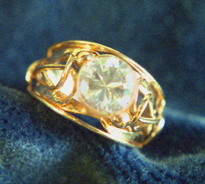 Gold and Diamond Ring