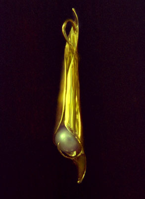 Pearl Cone Pendant