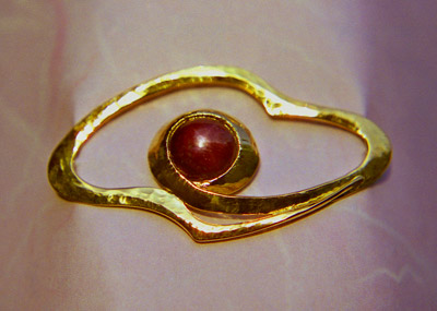 Star Ruby Brooch