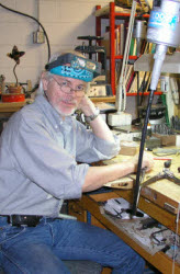 James at the Work Bench